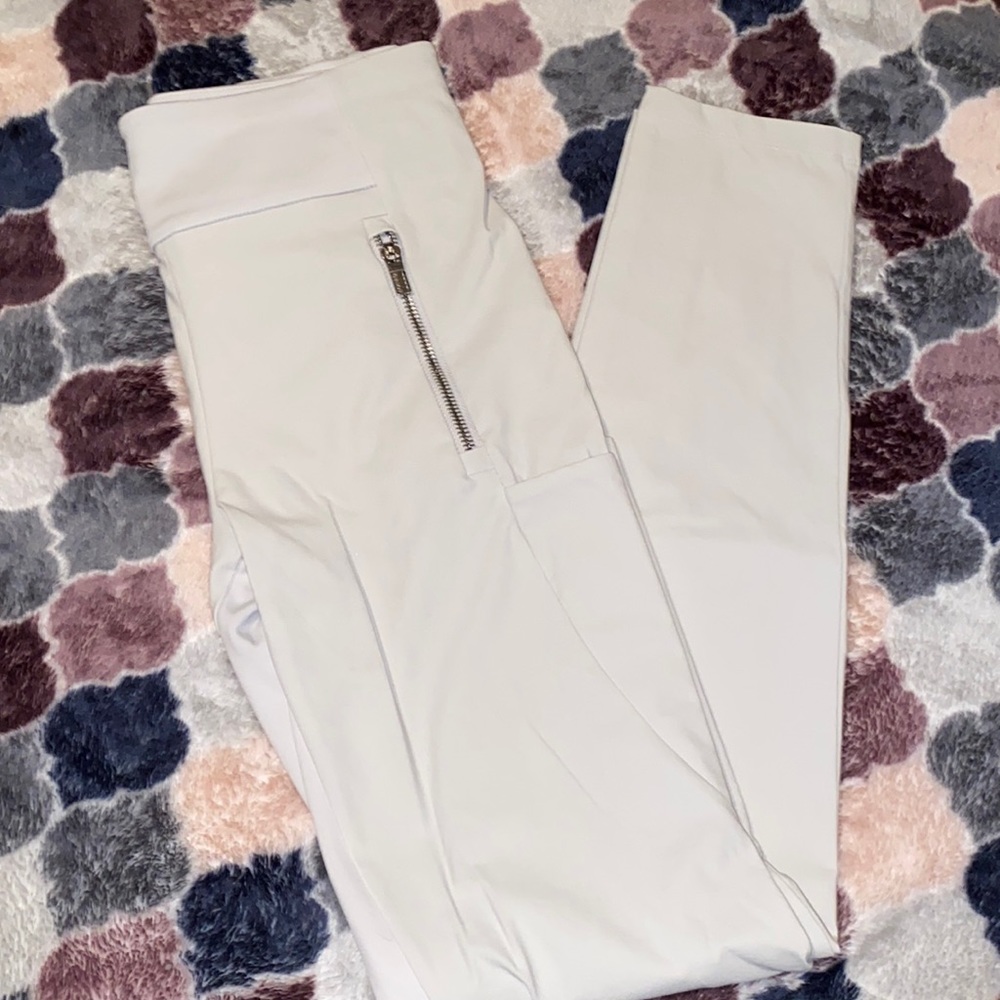 Athleta pants with side pocket and zips